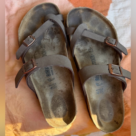 Birkenstock Mayari Dark Brown Sandals - Picture 2 of 9